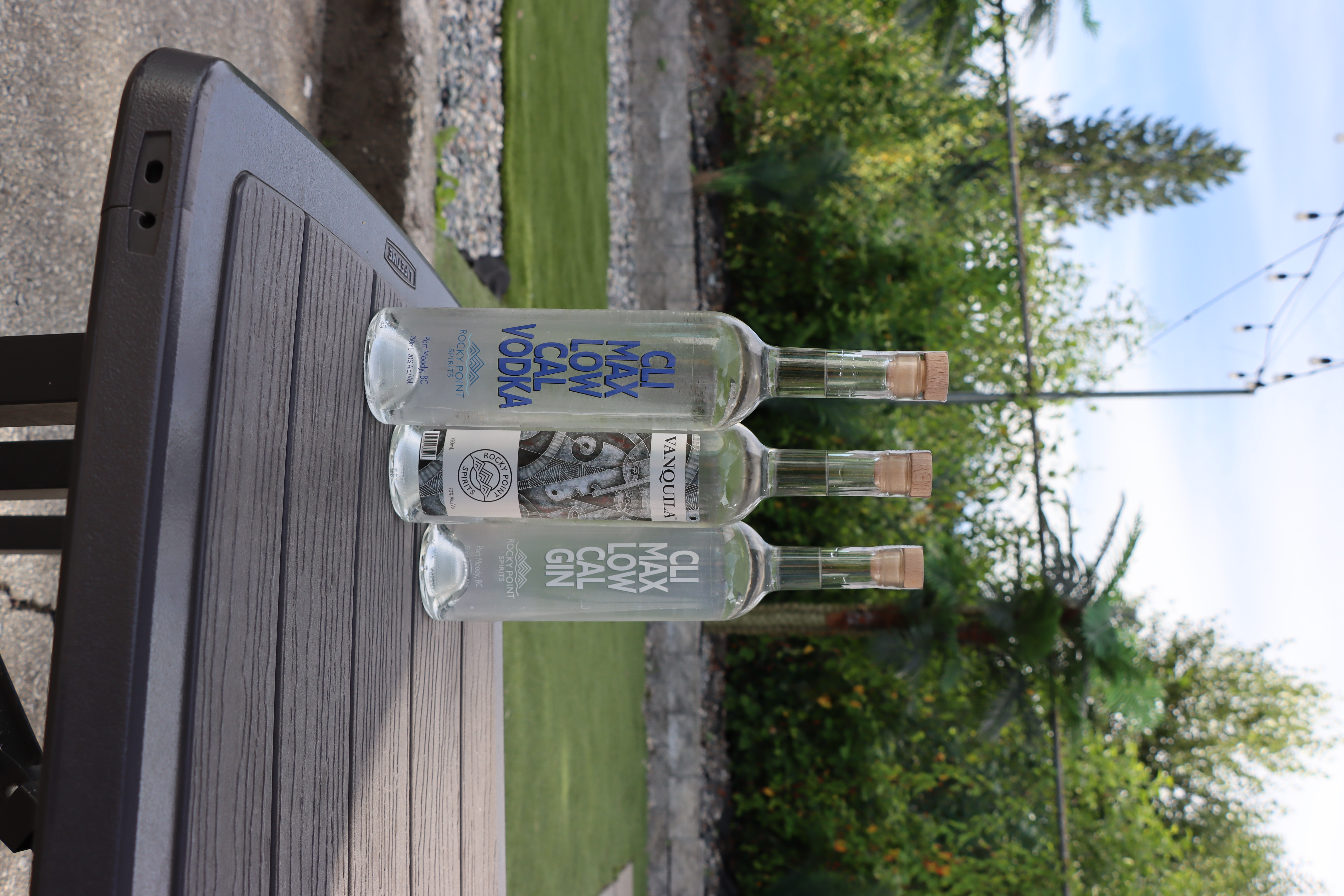 Rocky Point Spirits bottles to-go